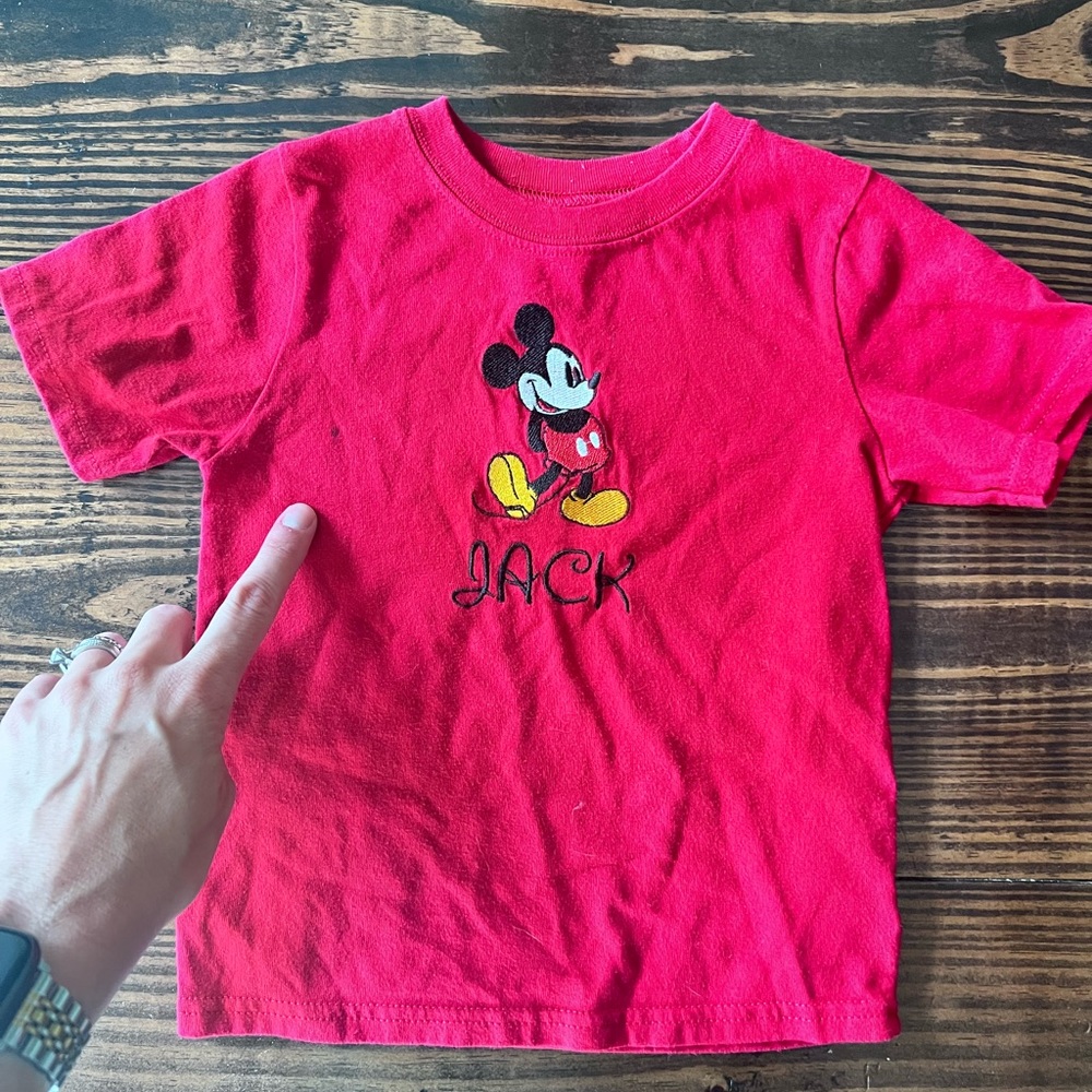 PLAY Jack Monogram Mickey Shirt 3T